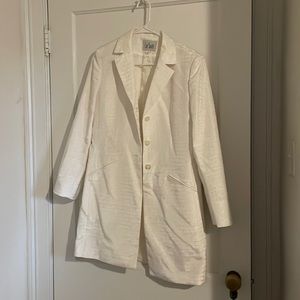 Le Suit white pattern jacket